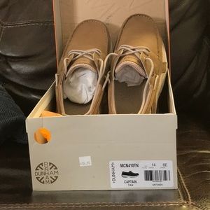 New Dunham, captain shoes, Casual, tan size 14 6E (3x wide)